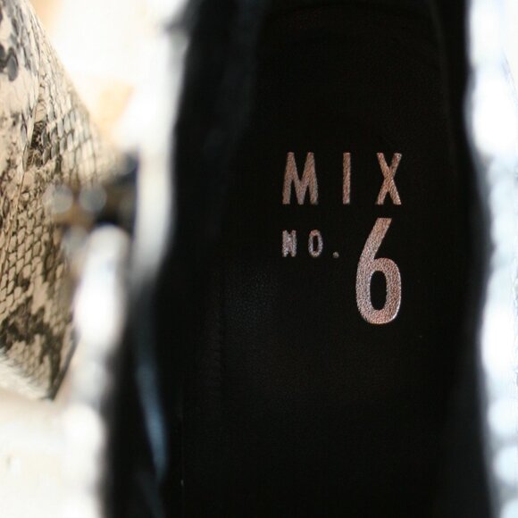 Mix No. 6 Boot  Black/White Size 9 1/2 M (NWOT) - Picture 5 of 13